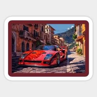 Ferrari F40 Sticker